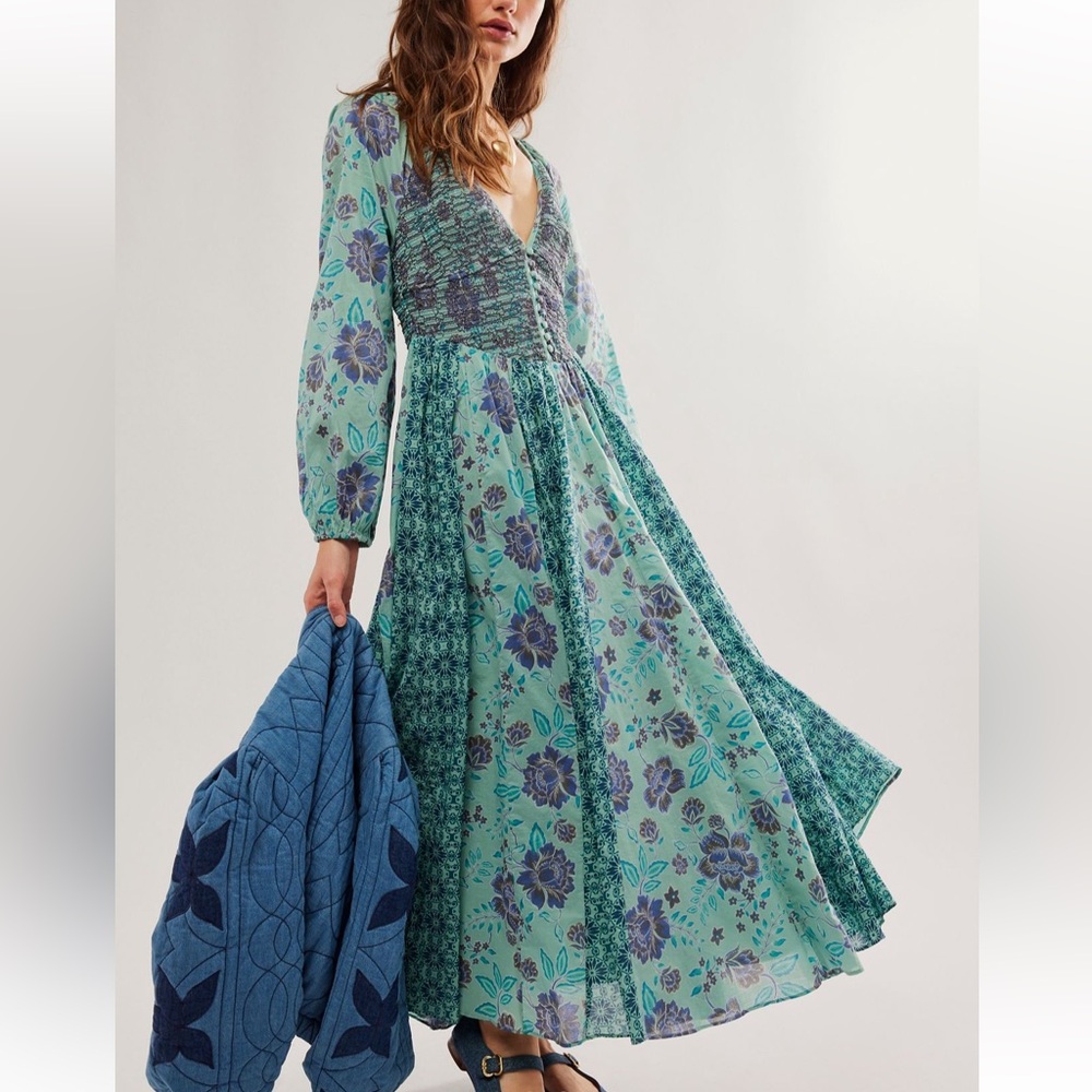 NWOT Free People A New Way Maxi Dress